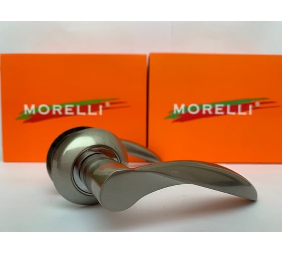 Дверная ручка MORELLI "Портал" MH-07 SN, цвет - белый никель 9010586
