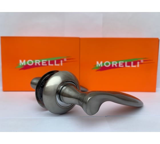 Дверная ручка MORELLI "Купол" MH-09 SN, цвет - белый никель 9010637