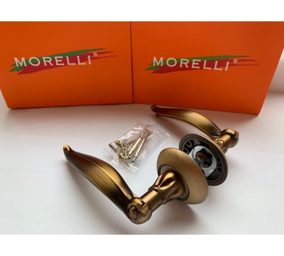Дверная ручка MORELLI "Peterhoff" MH-23 COF, цвет - кофе 9009521