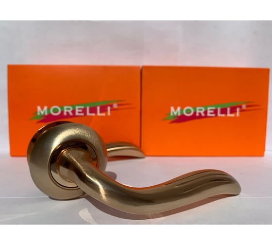 Дверная ручка MORELLI "Trei" MH-10 SG, цвет - мат. золото 9008481