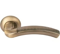 Дверная ручка MORELLI "Палаццо" MH-02P MAB/AB, цвет - бронза/ античная бронза, с перфорацией 9008953
