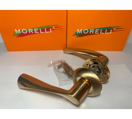 Дверная ручка MORELLI "Капелла" MH-01 GP, цвет - золото 9008244
