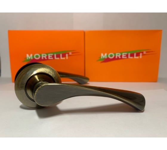 Дверная ручка MORELLI "Капелла" MH-01 AB, цвет - бронза 9010633