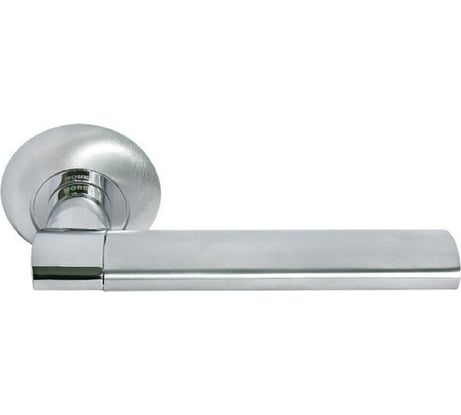 Дверная ручка MORELLI "Agbar" MH-21 SC/CP, цвет - матовый хром/ хром 9013445