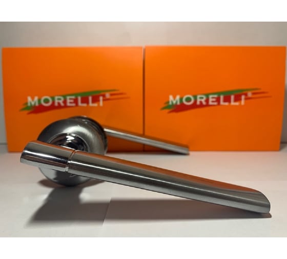 Дверная ручка MORELLI "Agbar" MH-21 SC/CP, цвет - матовый хром/ хром 9013445