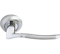 Дверная ручка MORELLI "Фонтан" MH-04 SN/CP, цвет - белый никель/ хром 9010538