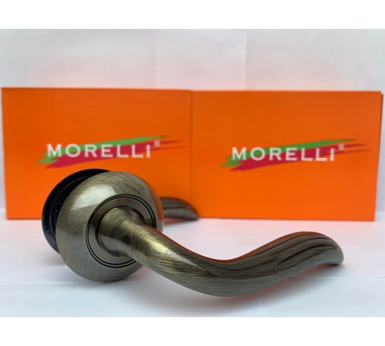Дверная ручка MORELLI "Trei" MH-10 AB, цвет - бронза 9008482