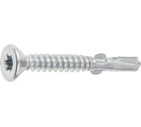 Саморез с крыльчаткой (флюгель) STARFIX 6,3x60 мм, цинк, сверло, T30 100 шт. SMC2-37333-100