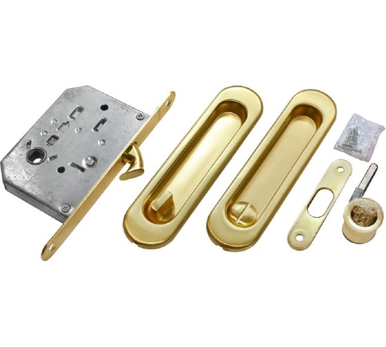 Комплект для раздвижных дверей MORELLI MHS150 WC SG, цвет - матовое золото 9010157