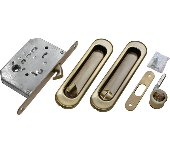 Комплект для раздвижных дверей MORELLI MHS150 WC AB, цвет - бронза 9010156