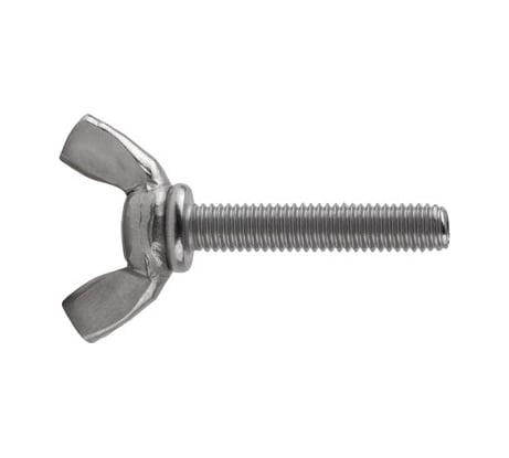 Винт-барашек КРЕП-КОМП американский тип, нержавейка, DIN 316, А2, 10х35 25 шт. вб1035