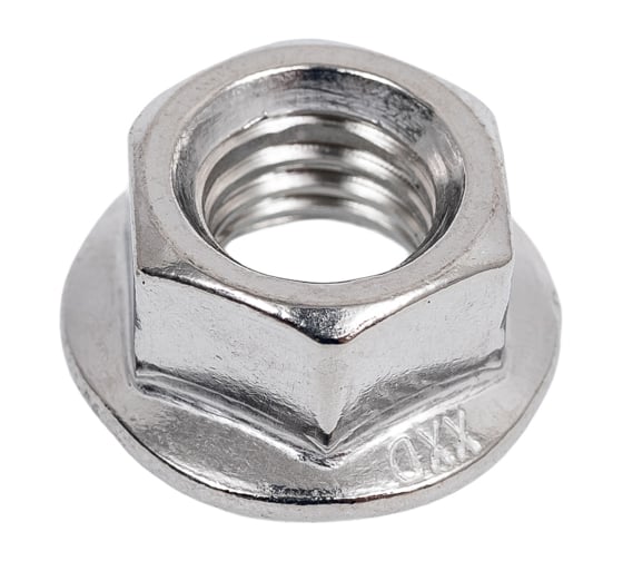 Гайка с фланцем КРЕП-КОМП нержавейка, DIN 6923, А2, М10 20 шт. гфн10мф
