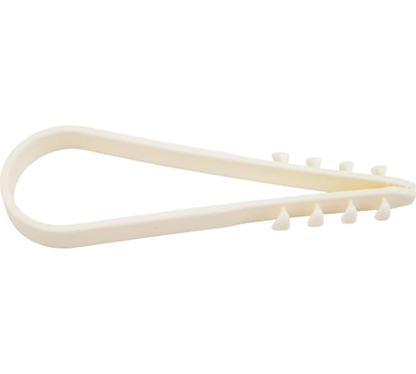 Дюбель-хомут Navigator NCU-19-25-65-100-WH для круглого кабеля, белые, упак. 100 шт. 82311