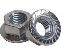 Гайка с фланцем КРЕП-КОМП нержавейка, DIN 6923, А2, М10 200 шт. гфн10