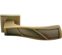 Дверная ручка MORELLI "Крылья" MH-33 COF-S, на квадратной накладке, цвет - кофе 9010146