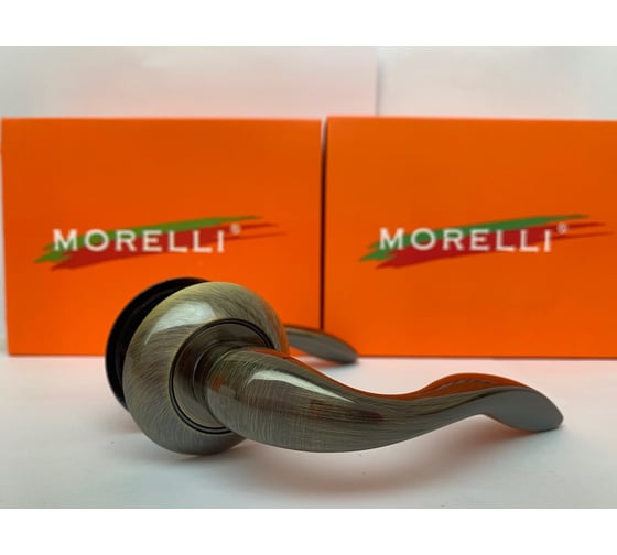 Дверная ручка MORELLI "Львиная лапа" MH-05 AB, цвет - бронза 9010583