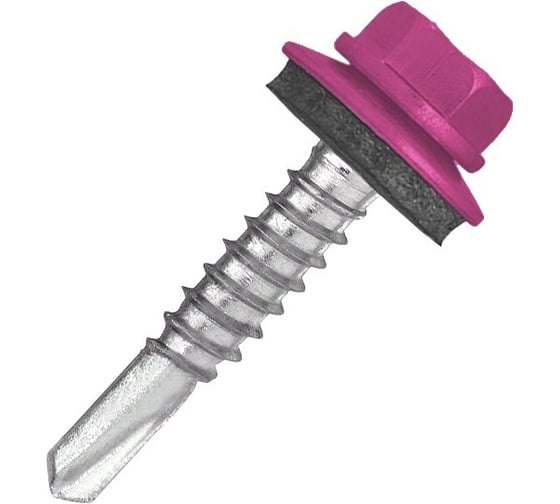 Кровельный саморез Rizzel 5,5x19 RAL 4006, сверло №3, 250 шт. 00000353470 1
