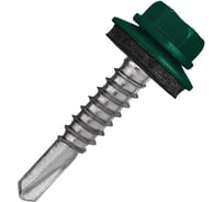 Кровельный саморез Rizzel 5,5x25 RAL 6005, сверло №3, 250 шт. 00000326731
