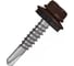 Кровельный саморез Rizzel 5,5x25 RAL 8017, сверло №3, 250 шт. 00000320767 1