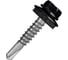 Кровельный саморез Rizzel 5,5x25 RAL 9005, сверло №3, 250 шт. 00000337170 1
