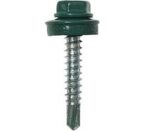 Кровельный саморез Rizzel 4,8x35 RAL 6026 сверло №1, 250 шт 00000319342