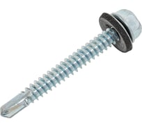 Саморезы Кровельные Госкреп оцинкованный внешний шестигранник 6,3x50 со сверлом 100 шт 9990152031