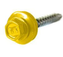 Кровельный саморез Rizzel 4,8x19 RAL 1018 сверло №2, 400 шт 00000346553