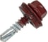 Кровельный саморез Rizzel 4,8x19 RAL 3009 сверло №2, 400 шт 00000351348 2