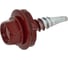 Кровельный саморез Rizzel 4,8x19 RAL 3009 сверло №2, 400 шт 00000351348 3