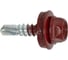 Кровельный саморез Rizzel 4,8x19 RAL 3009 сверло №2, 400 шт 00000351348 4
