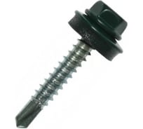 Кровельный саморез Rizzel 4,8x19 RAL 6020 сверло №2, 400 шт 00000351351