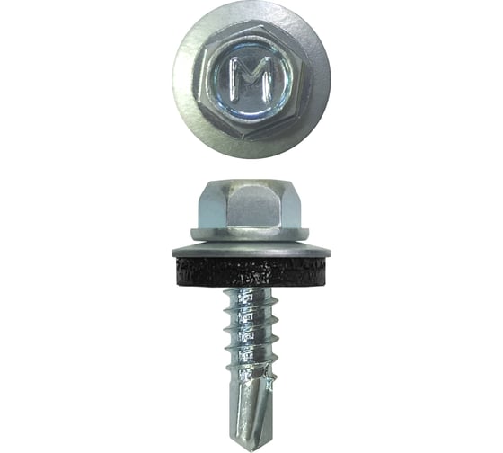 Кровельный саморез Rizzel 4,8x19 цинк сверло №2, 5000 шт 00000347056