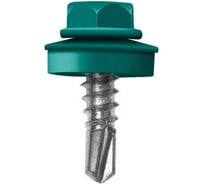 Кровельный саморез Rizzel 4,8x29 RAL 6027 сверло №1, 250 шт 00000345543