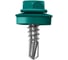 Кровельный саморез Rizzel 4,8x29 RAL 6027 сверло №1, 250 шт 00000345543 1