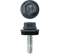 Кровельный саморез Rizzel 4,8x29 RAL 7016 сверло №1, 250 шт 00000438393