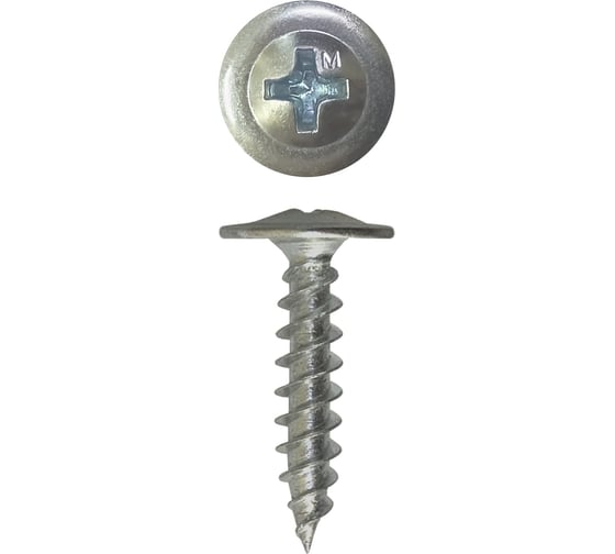 Кровельный саморез Rizzel 4,8x29 цинк острый, 3500 шт 00000423785 1