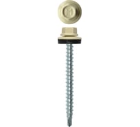 Кровельный саморез Rizzel 4,8x35 RAL 1015 сверло №1, 250 шт 00000316854
