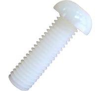 Винт полиамидный 23 Болта 8x10 мм, DIN 7985 (пластик), 20 шт. вп8107985ф20