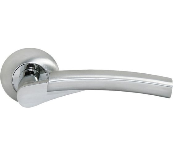 Дверная ручка MORELLI "Hall" MH-19 SC/CP, цвет - матовый хром/ хром 9009259