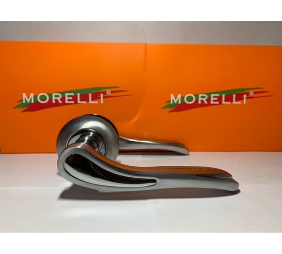 Дверная ручка MORELLI "London Eye" MH-26 SC/CP, цвет - матовый хром/ хром 9009873