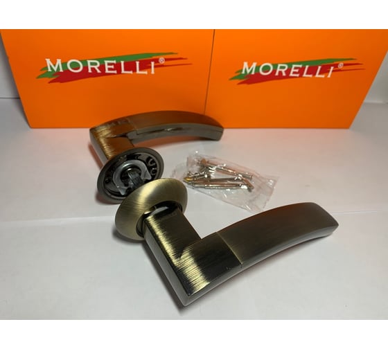 Дверная ручка MORELLI "Древо Жизни" MH-12 MAB/AB, цвет - бронза/ античная бронза 9008568