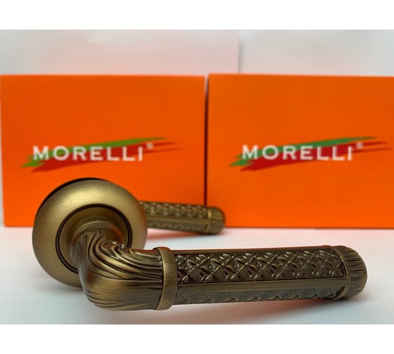Дверная ручка MORELLI "Hermitage III" MH-32 COF, цвет - кофе 9010145