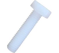 Болт полиамидный 23 Болта 5x10 мм DIN 933 (пластик), 4 шт. бп510933ф4