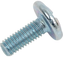 Винт с пресс шайбой Море-Метизов DIN 967, Combi PZ, цинк, М3x8 мм, 100 шт. VINT967PZVCМ38100М