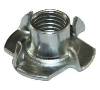 Мебельная забивная гайка ЦКИ DIN 1624, М6, Ц, уп. 200 шт. 61938