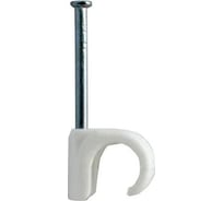 Клипса для провода ЦКИ SC 8-12, белая, уп. 200 шт. 64600