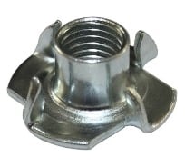 Мебельная забивная гайка ЦКИ DIN 1624, М12, Ц, уп. 100 шт. 64056