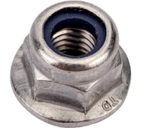 Гайка с фланцем ЦКИ DIN 6926 М6, самоконтр., рифленая, A2, SW 10, уп. 50 шт. 64088