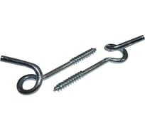 Витой шуруп-крючок ЦКИ 6.4х80, Ц, уп. 20 шт. 65900