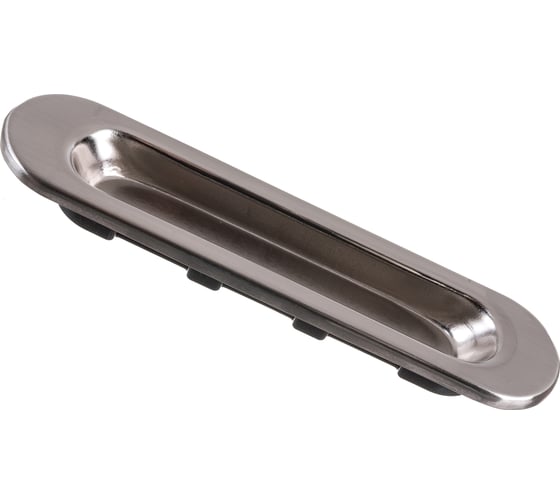 Ручка для раздвижных дверей MORELLI MHS150 SN, цвет - белый никель 9009345
